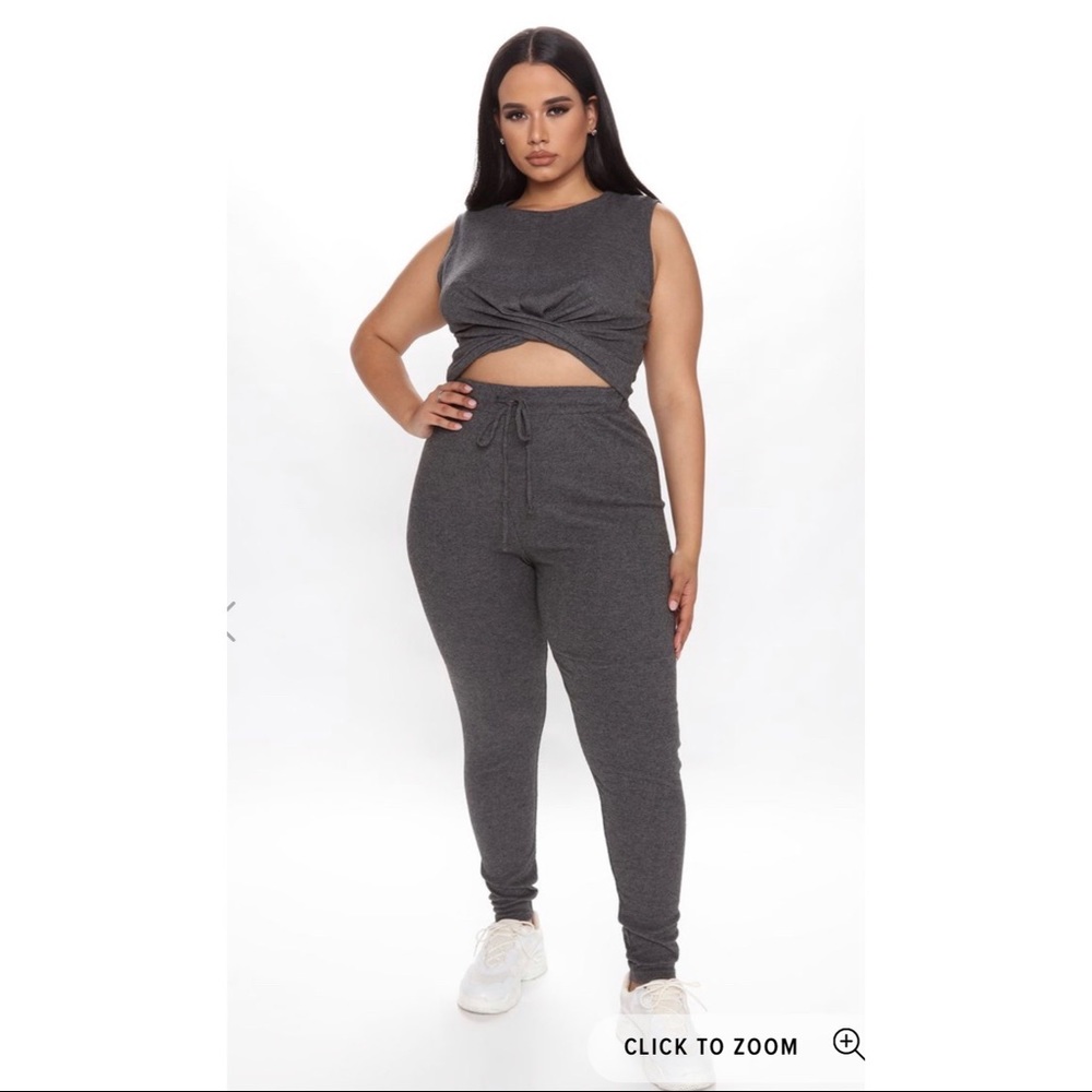 Fashion nova legging lounge set -2x